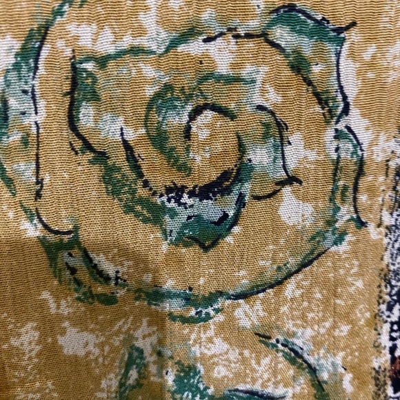 Carole Little Artsy Multi Media Oversized Button Front Kimono Tunic 80’s Vintage - Picture 5 of 11